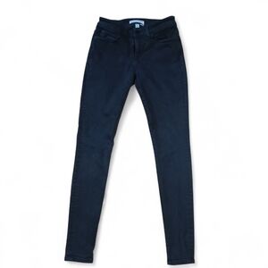 American Apparel Women’s Black Skinny-Fit Mid-Rise Jeans, size 27 Y2K Fall Goth